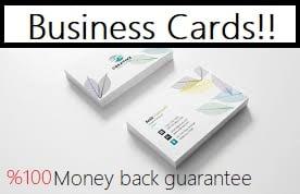 Business Card designer!! %100 guaranteed and %100 refundable