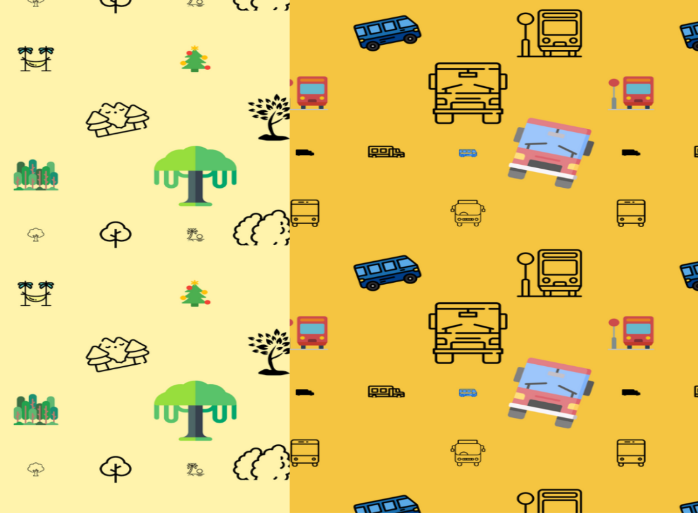  High quality & professional 2 pattern designs for print and web by best graphic designer