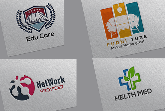 2 professional business logo design concepts by the best logo designer 