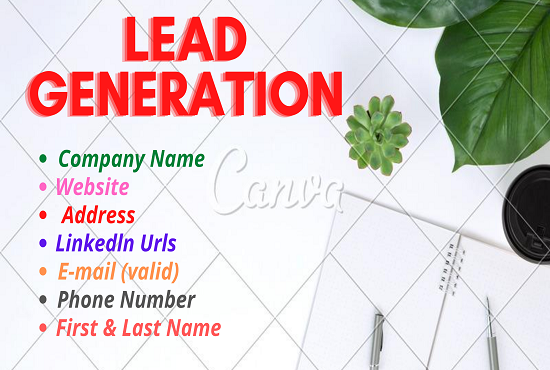 I will Generate b2b active Leads for any company