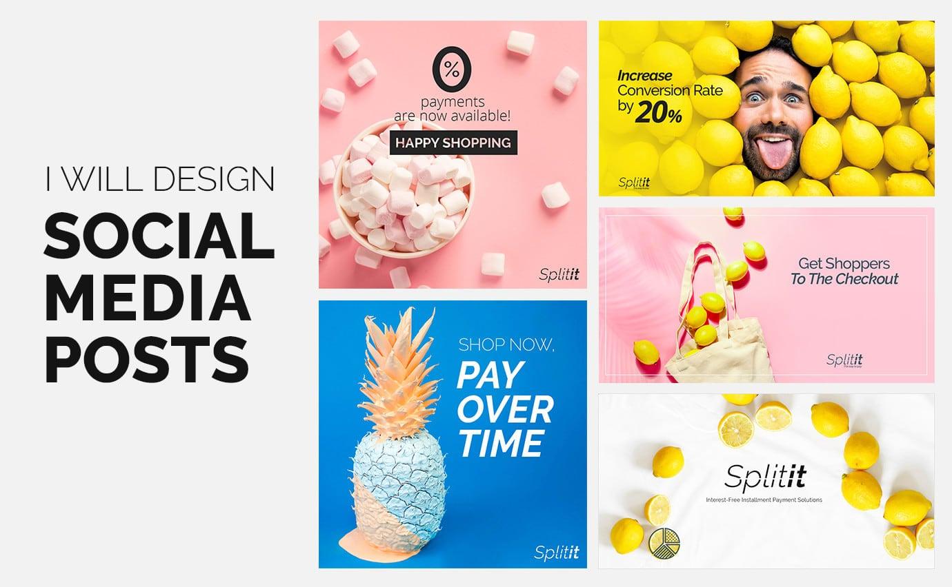 I will design stunning social media posts to empower your message