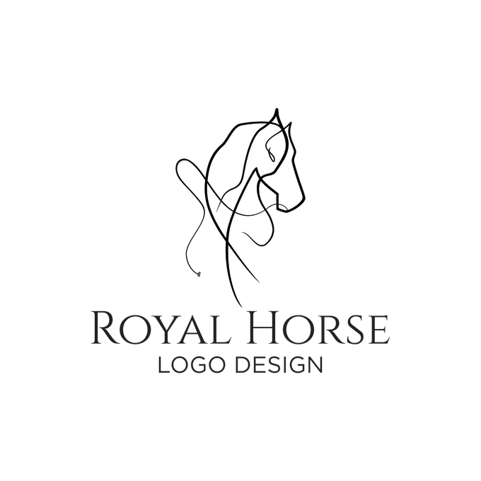 I will design minimalist hand drawn animal,horse,cat,dog logo