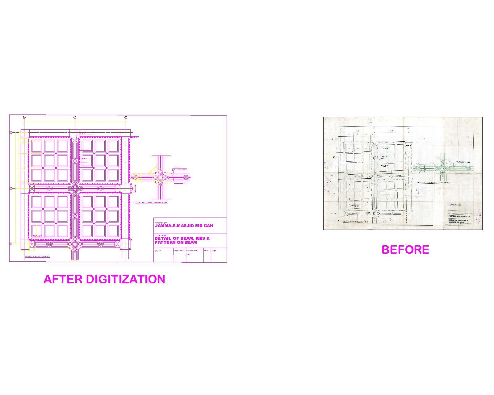 PDF to CAD, Raster images to CAD, Sketch to CAD