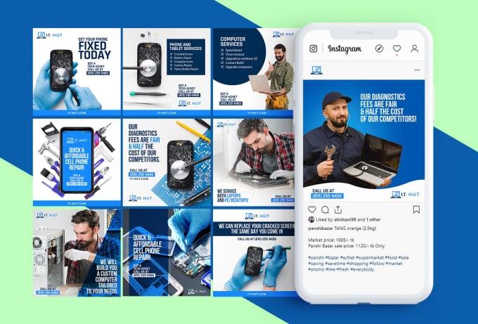 I will do creative social media design, post, banner ads