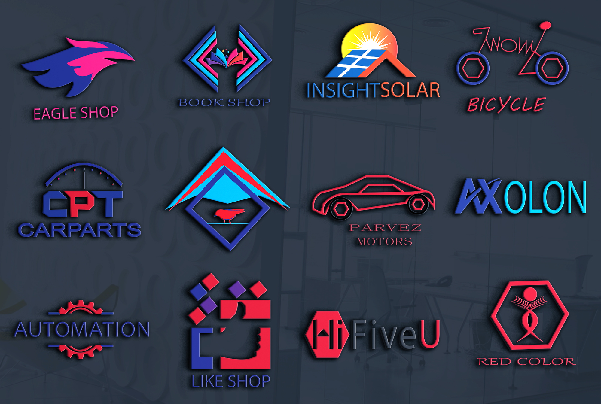 I will design creative modern,minimal, professional business logo