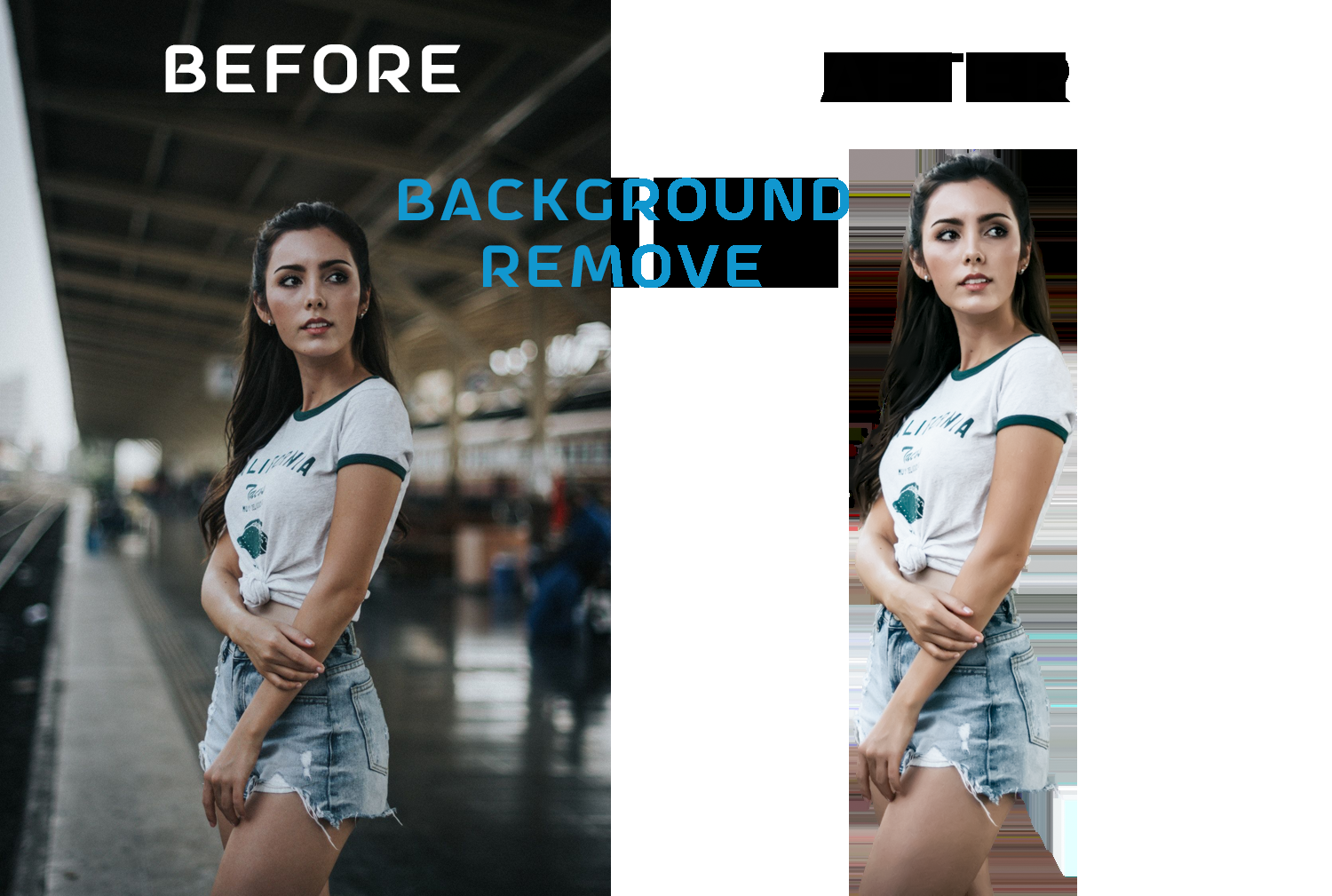 I will do background remove and change in time