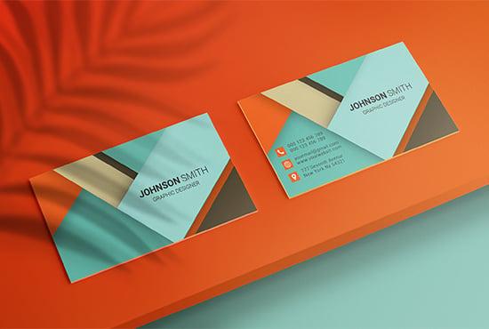 I will do fantastic business card design