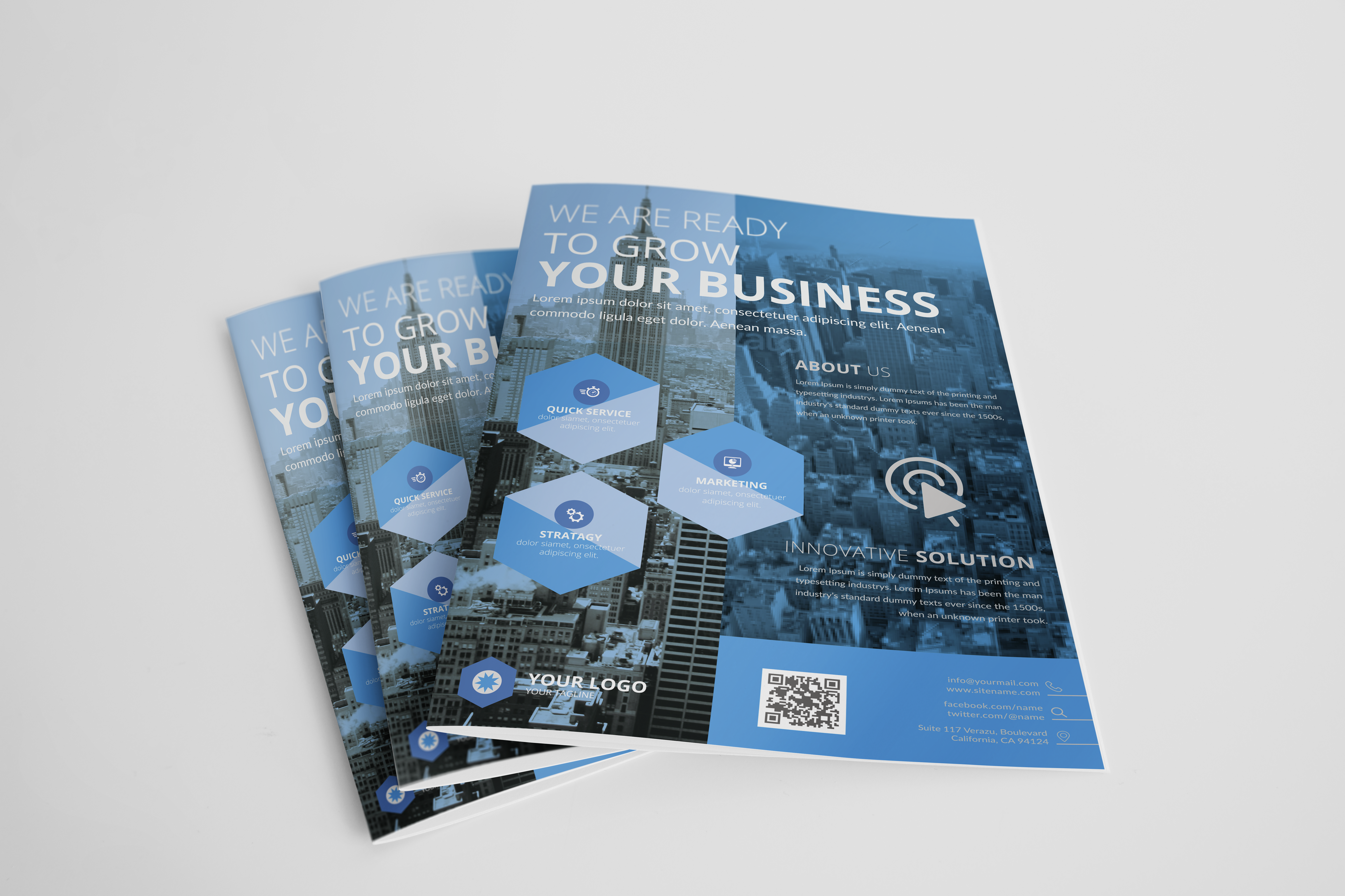 I will do creative business flyer design on time