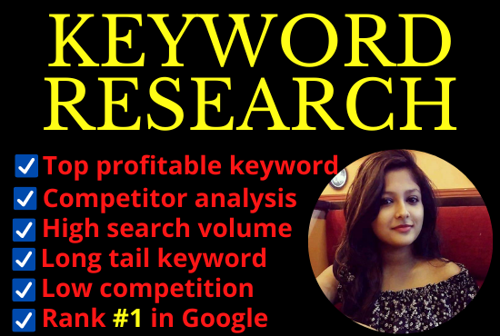 I will supply SEO Keyword research and competitor analysis