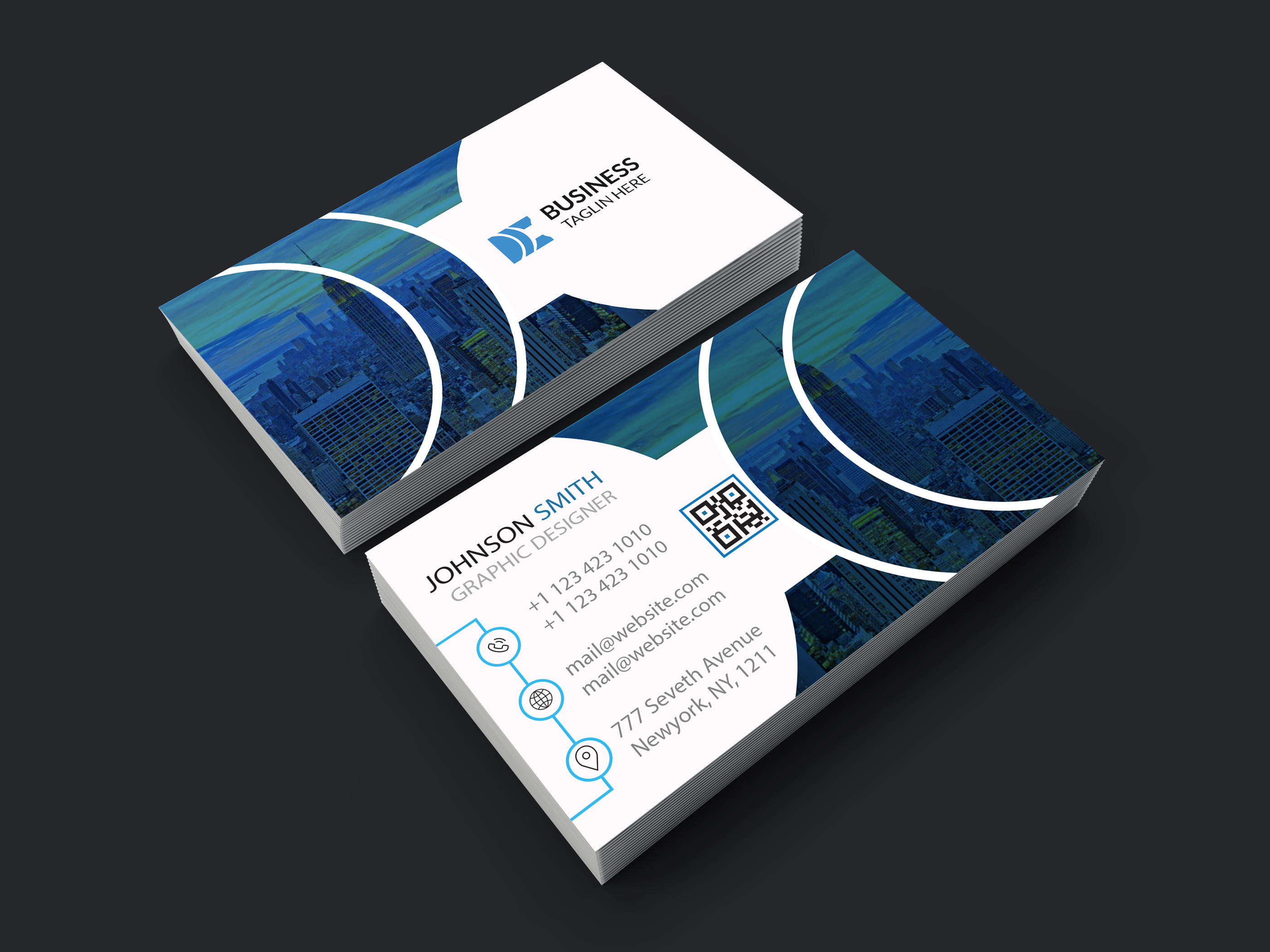 I will do Colour Full business card design for you