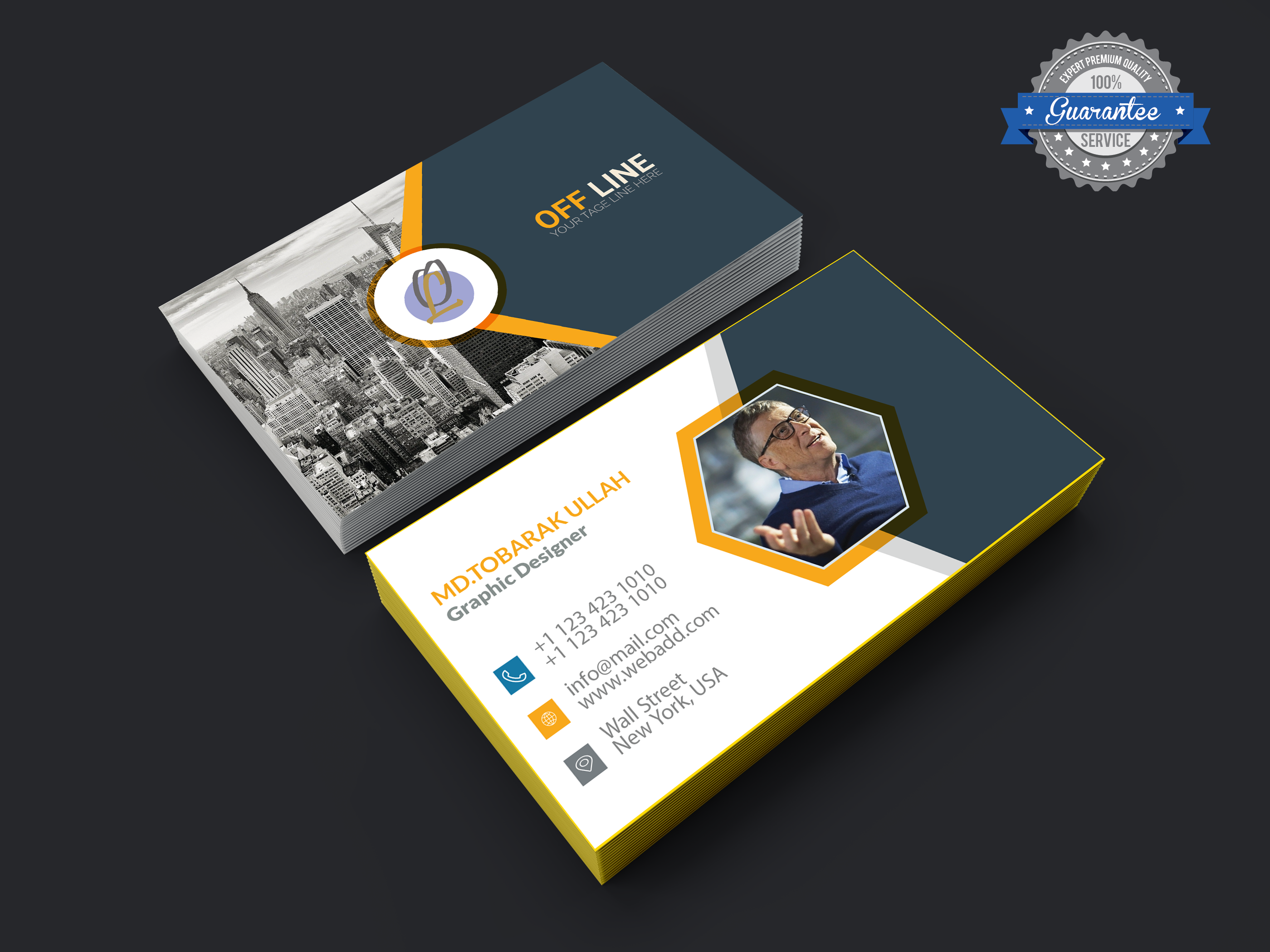 I will do Colour Full business card design for you