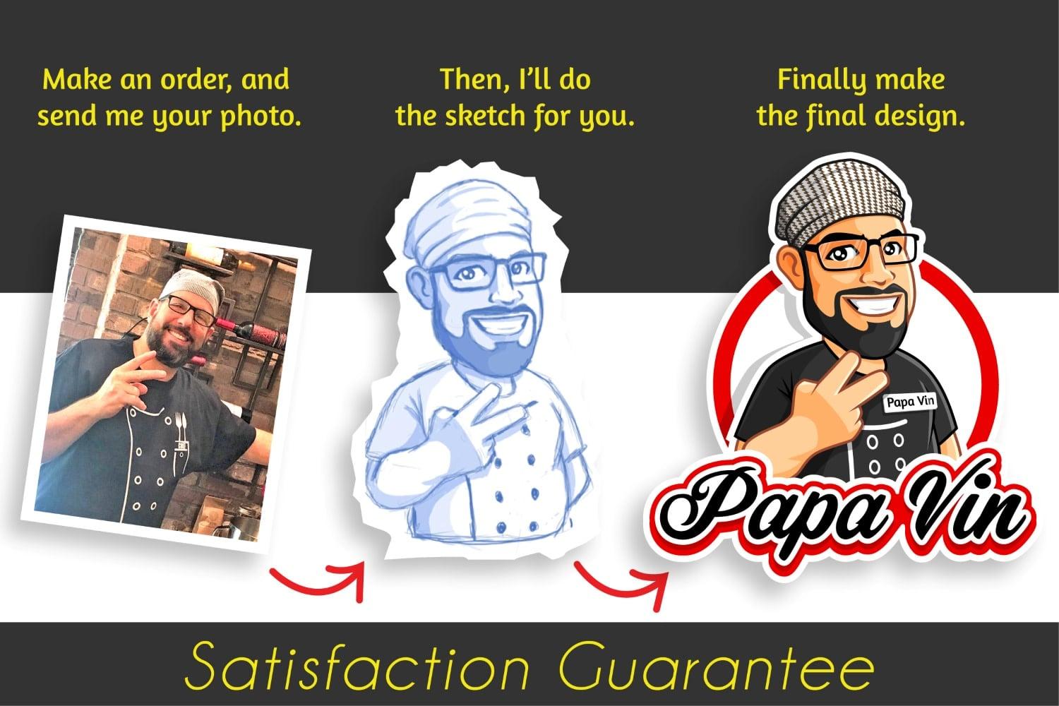 will design your face logo for gaming or YouTube