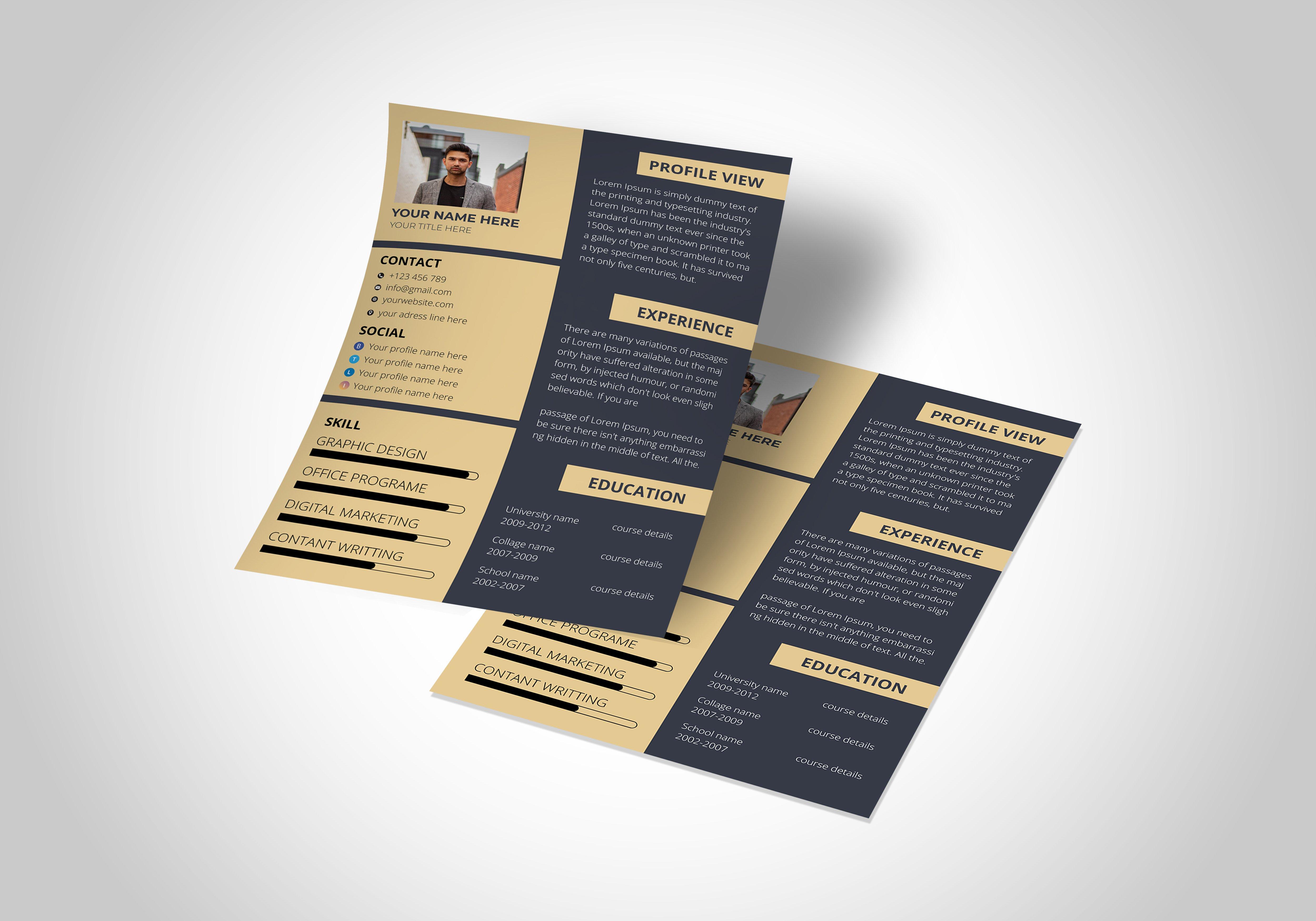 I will design Professional Resume/Cv 
