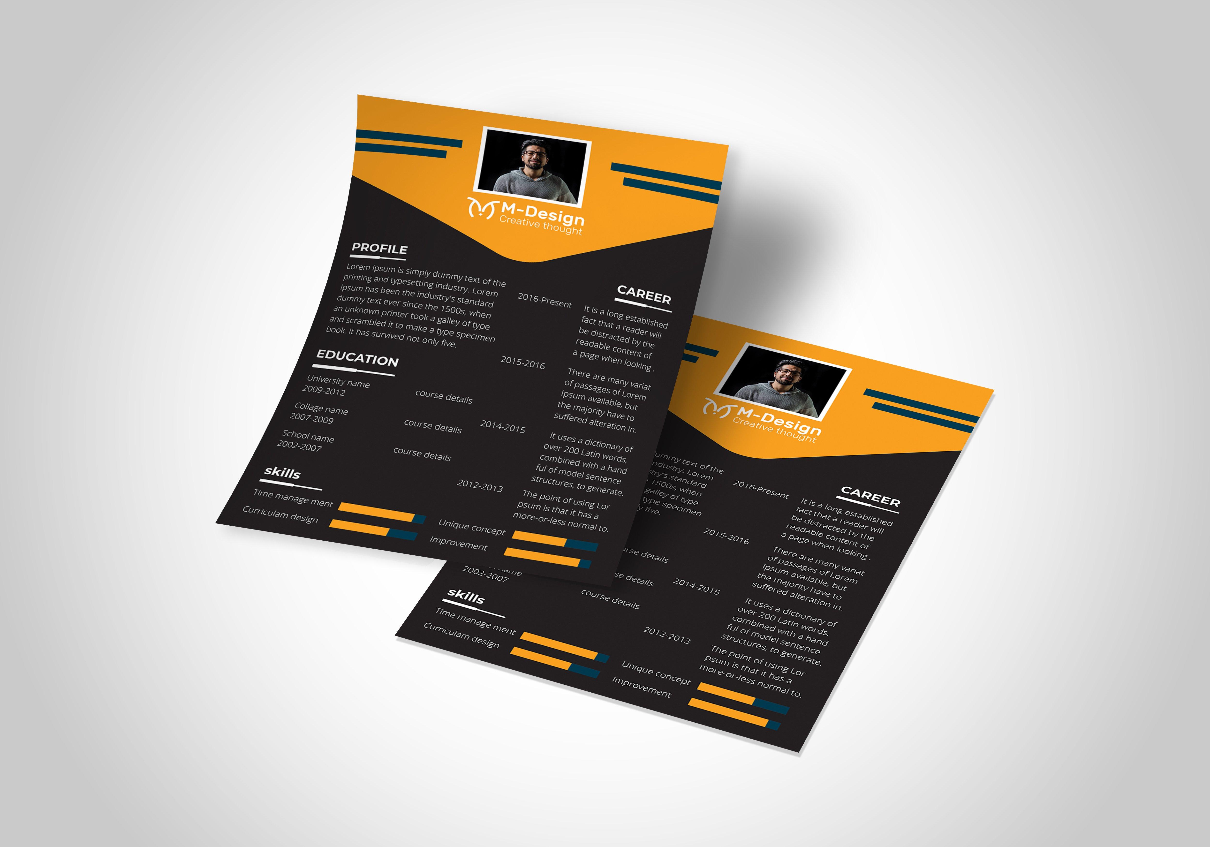 I will design Professional Resume/Cv 