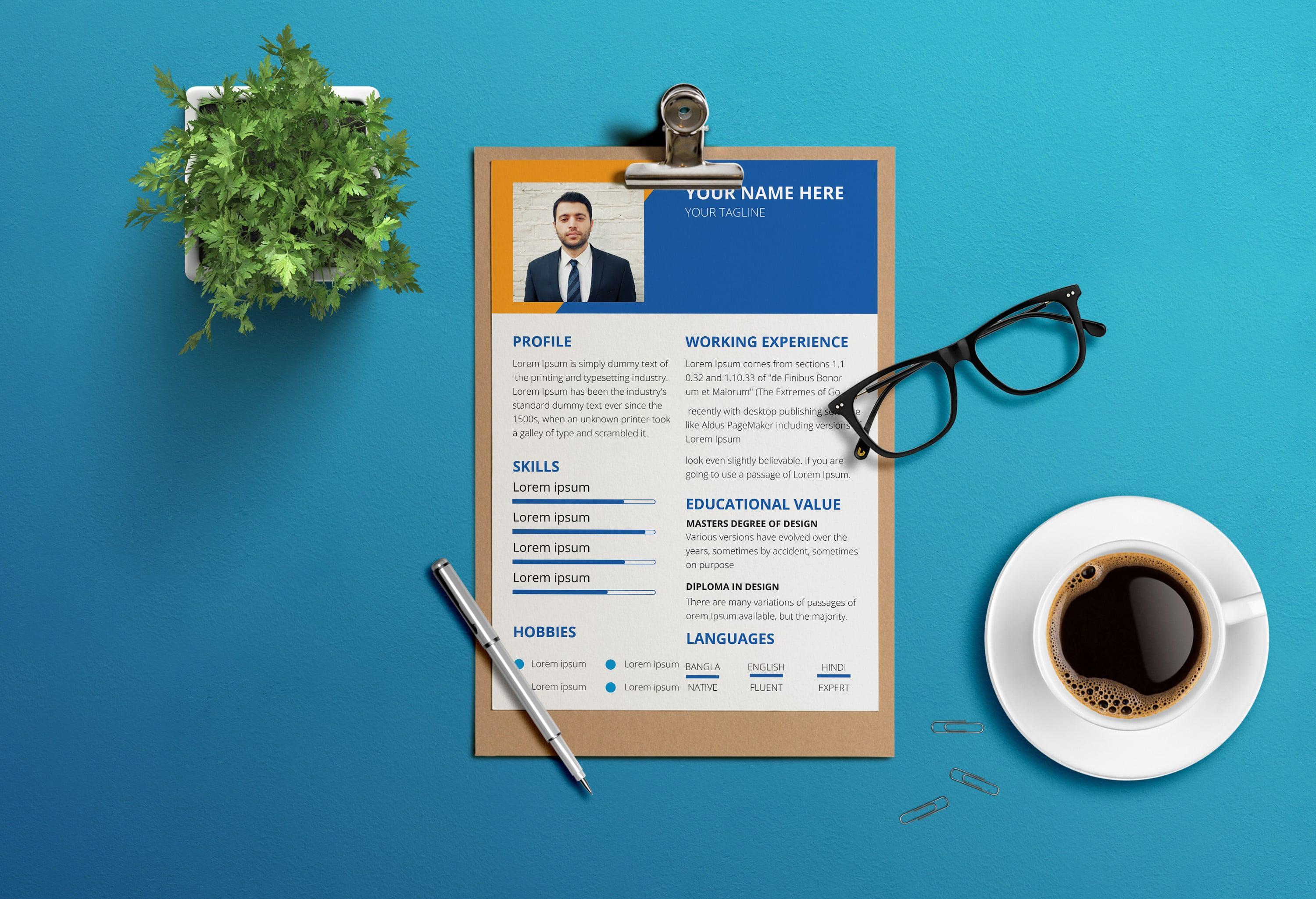 I will design Professional Resume/Cv 