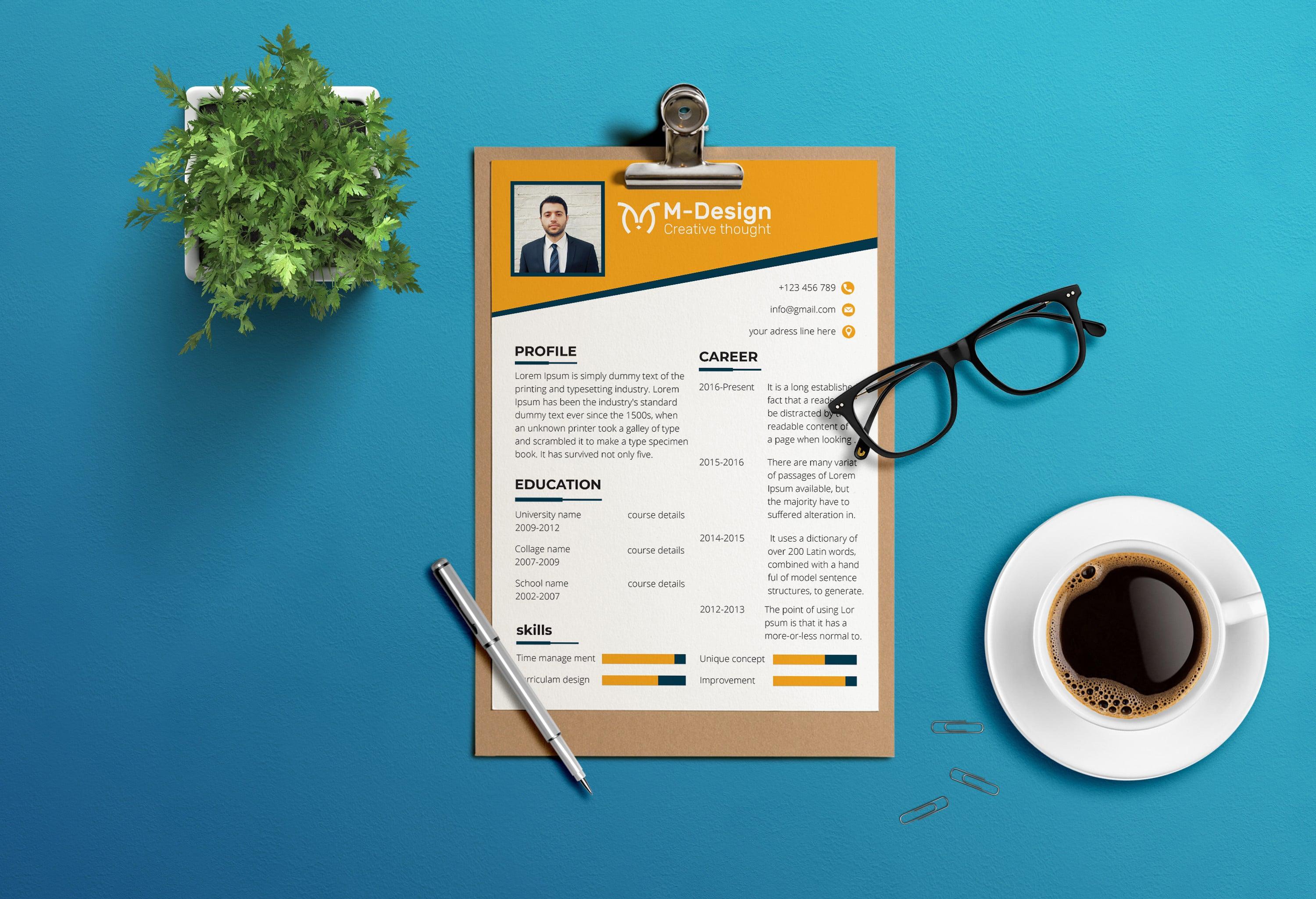 I will design Professional Resume/Cv 