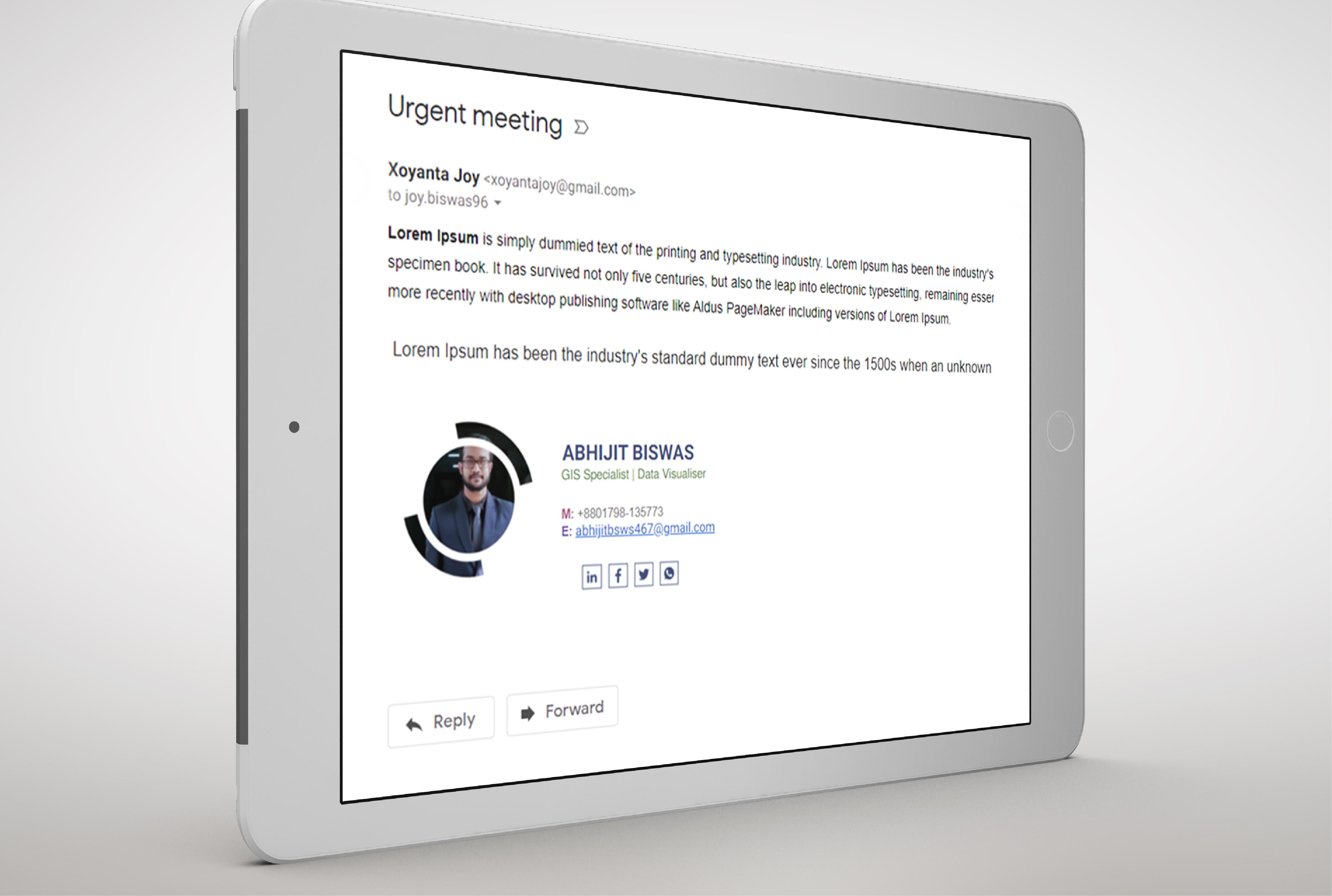 I will create professional clickable HTML signature for any email services