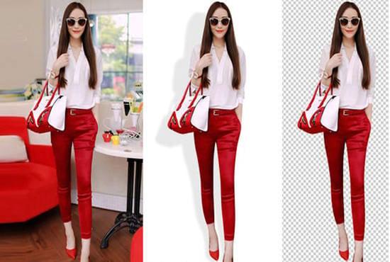 I will background removal 30 images in less than 24 hours