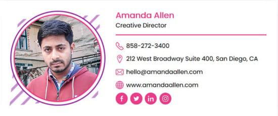 I will design a email signature for outlook, gmail etc with clickable HTML responsive and template