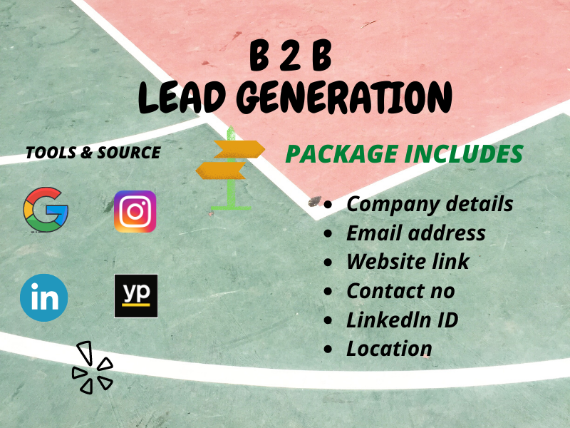I will prove b2b email list lead generation 