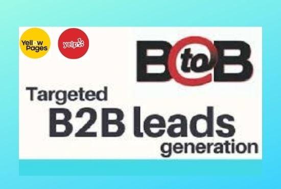 I will collect 50 lead for you