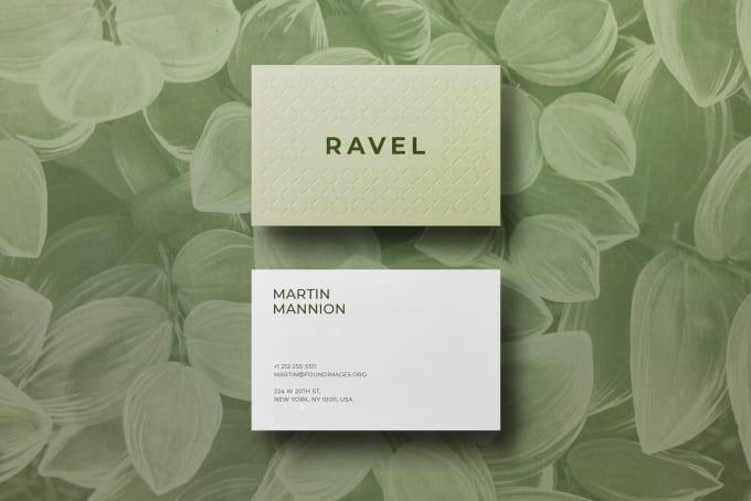 I will do professional print ready double sided business card design