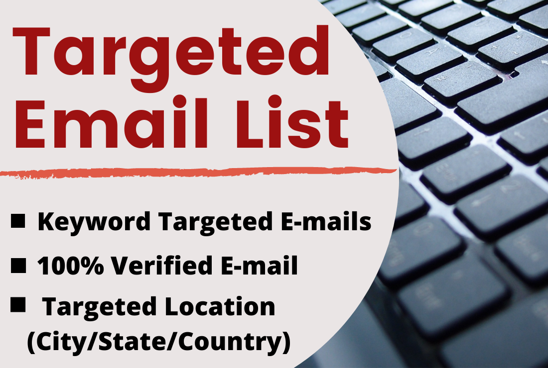 I will collect 1k USA & worldwide valid email, targeted active email list