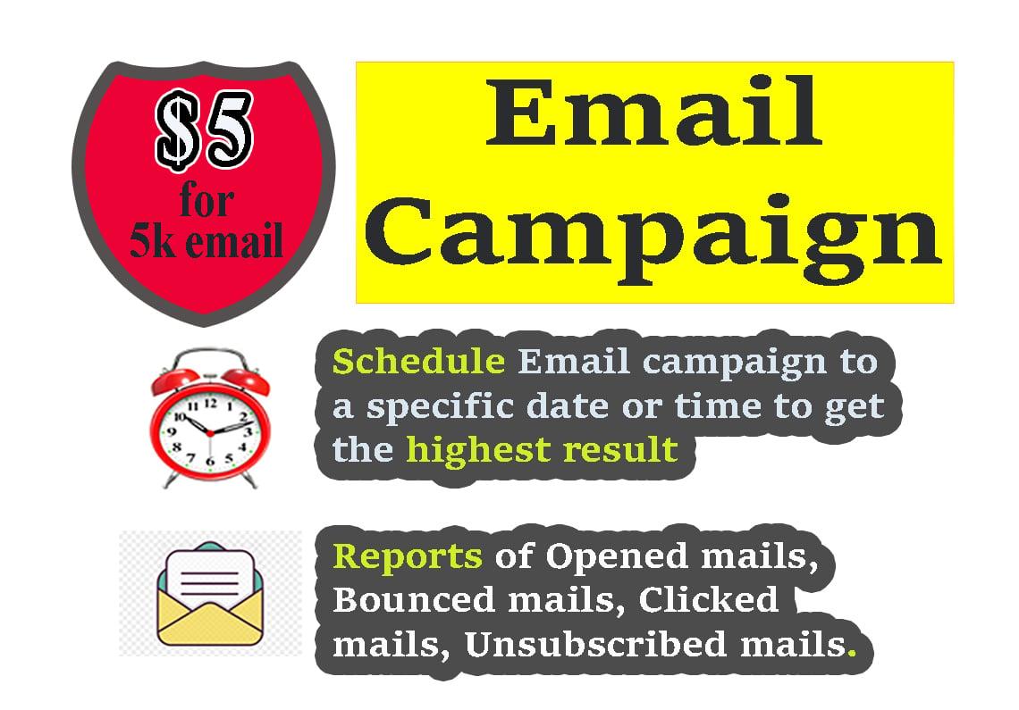 Send bulk emails, Do email marketing campaign