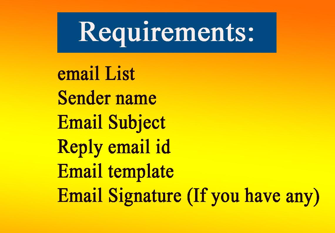 Send bulk emails, Do email marketing campaign