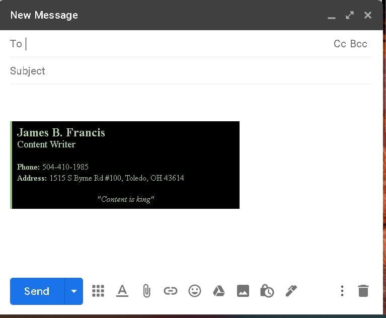 I will design beautiful email signature