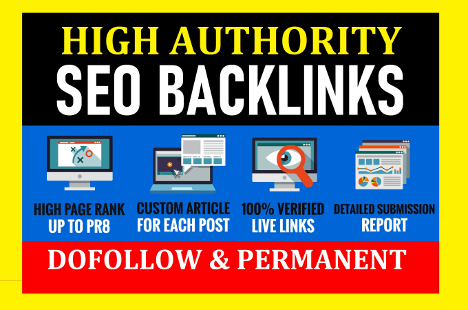 create authority 450 trusted SEO backlinks, link building