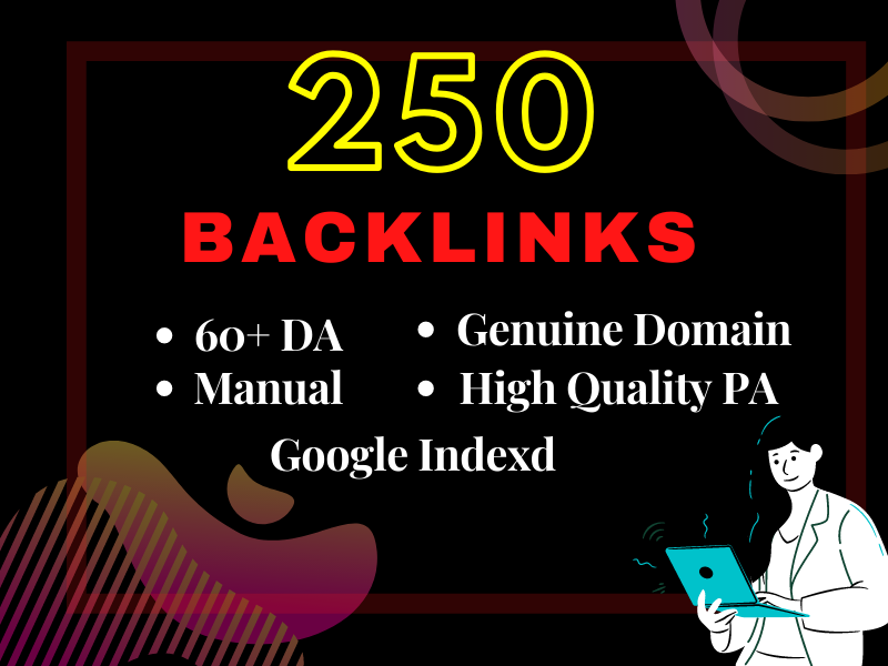 I will provide high DA, PA, PR 250 Dofollow Backlink