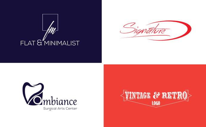 I will create minimalist modern creative business logo design