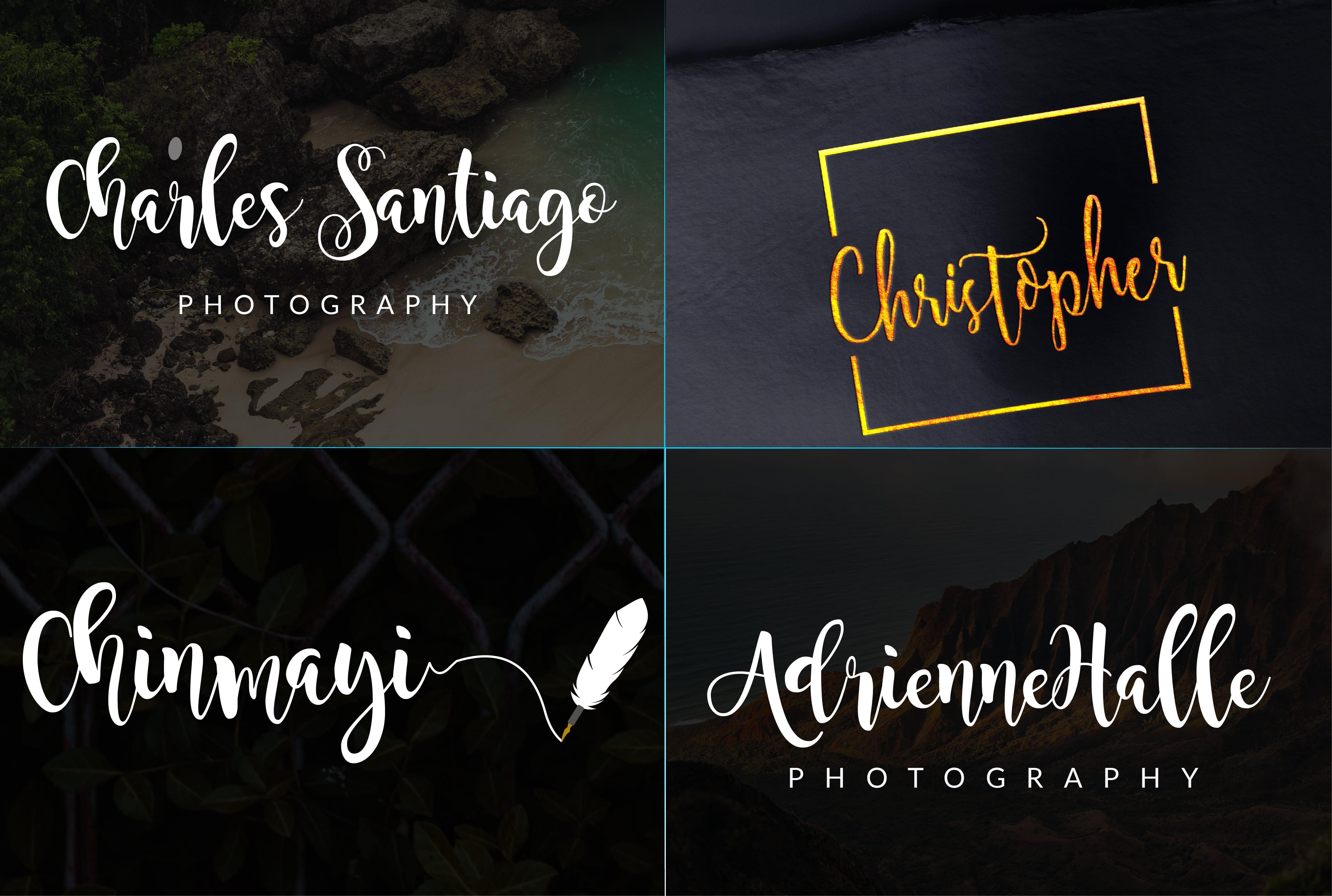 design signature, scripted, calligraphy, handwritten logo