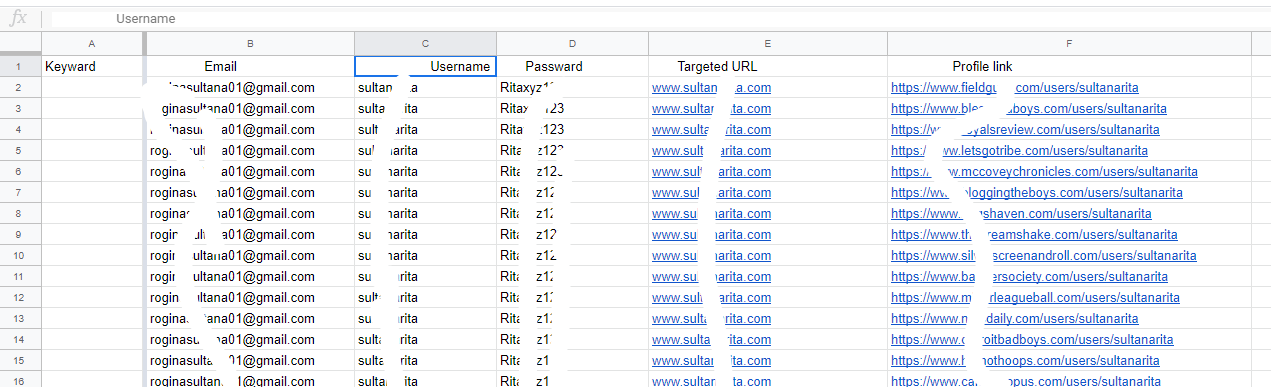I will create high DA 200 profile backlinks manually 