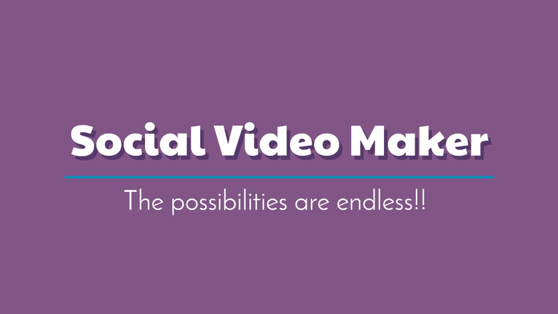 I can make a social media videos and posts