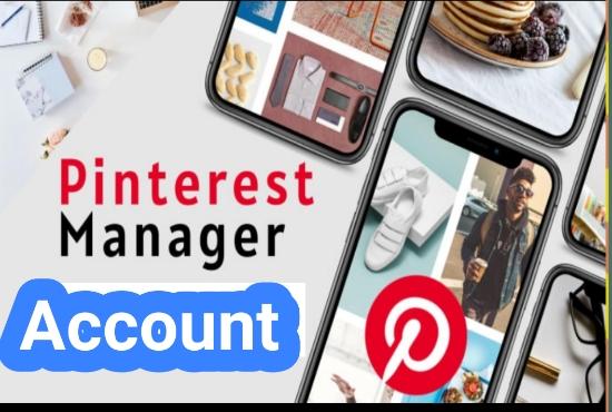 I will be pinterest marketing manager for business 