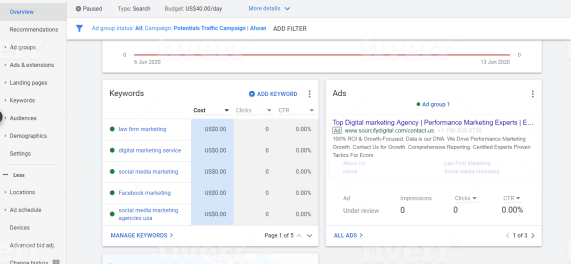 I Build and Manage Google Adwordss Campaign to get double results, in less time.