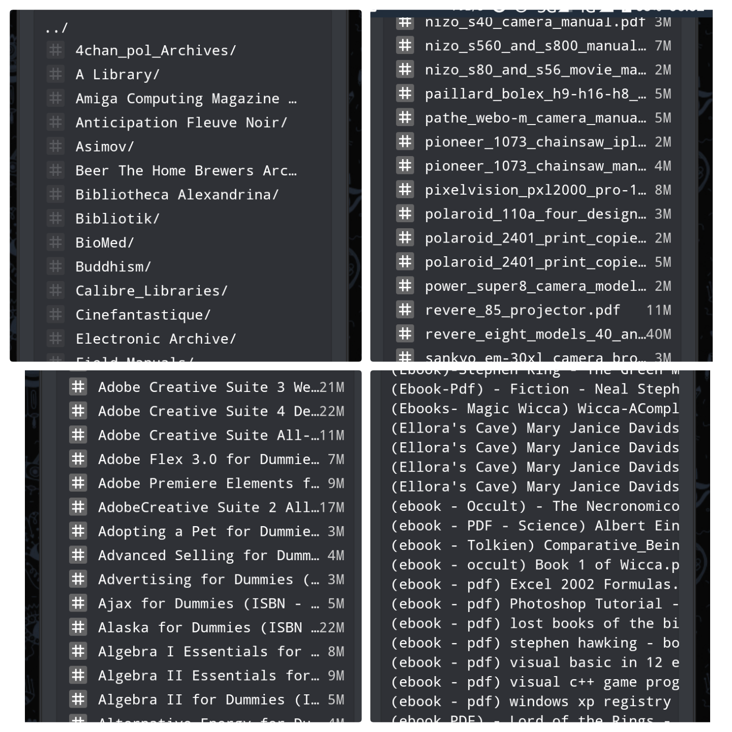 The hidden library; with All you can take best sellers ebook & audio books finally revealed