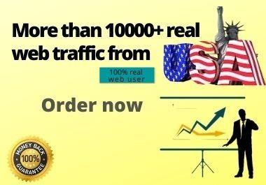 I will provide organic active traffic from any country 