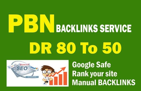 I will post 50 high quality pbn links with high DR, 50 plus