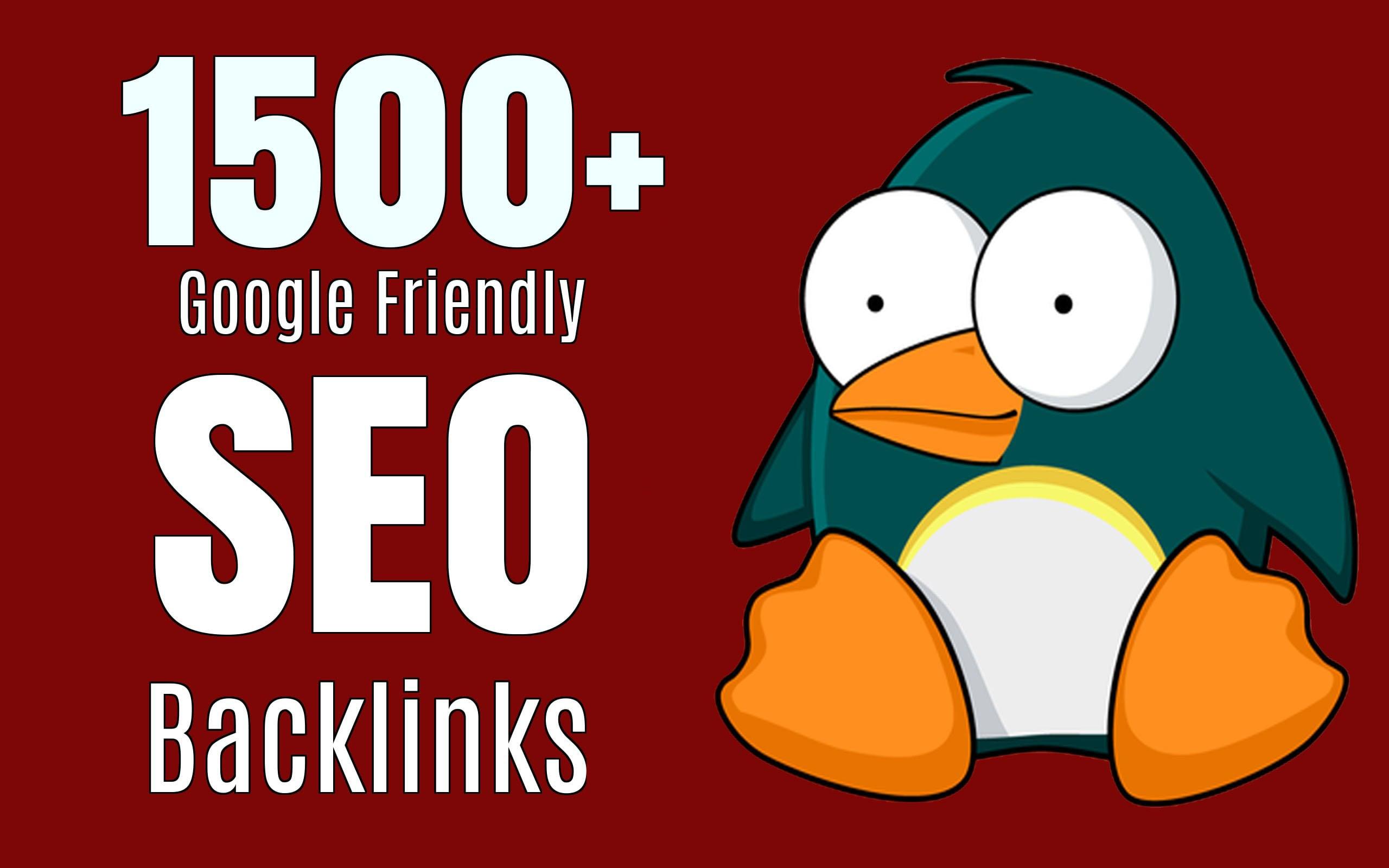 I will create 1500 HQ dofollow SEO Backlinks