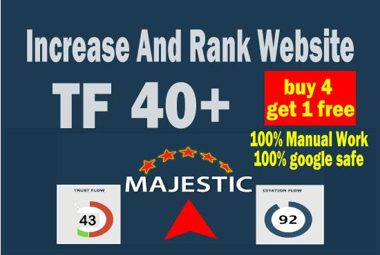 i will increase majestic tf 30 plus in 14 days guaranteed
