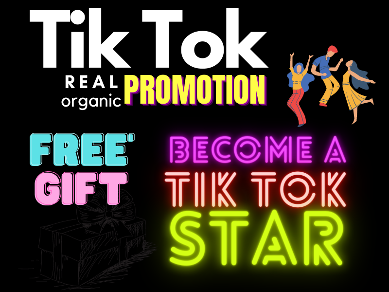 Promote your tik tok videos natural traffic and SEO