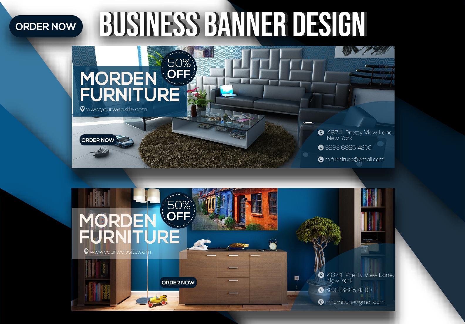 Attractive social media post & banner for business