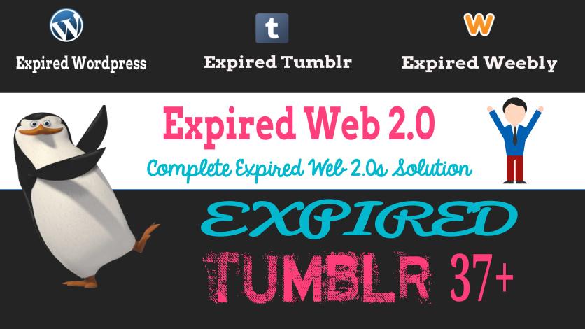 Provide Unlimited Expired Tumblr Blogs PA 37+ With 