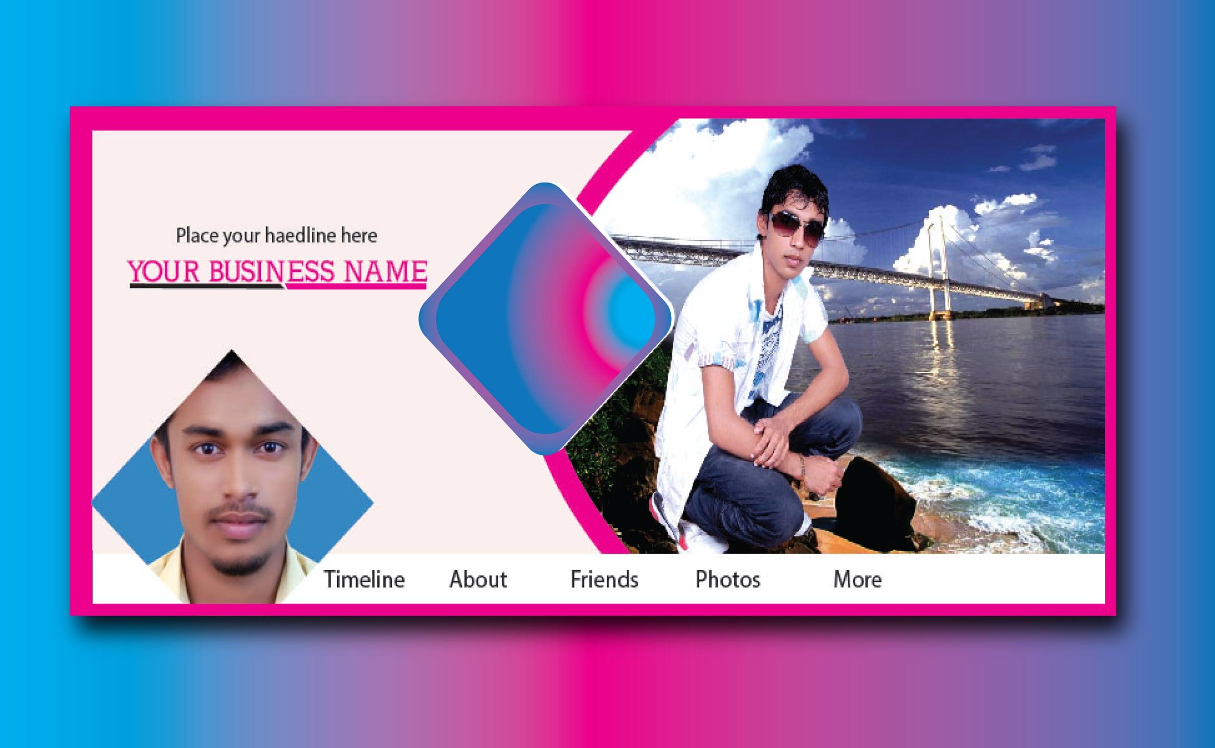 I will design professional facebook cover