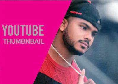 I will design a thumbnail for your youtube video