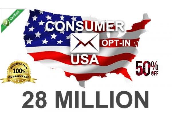 I will provide 5k USA consumer email list
