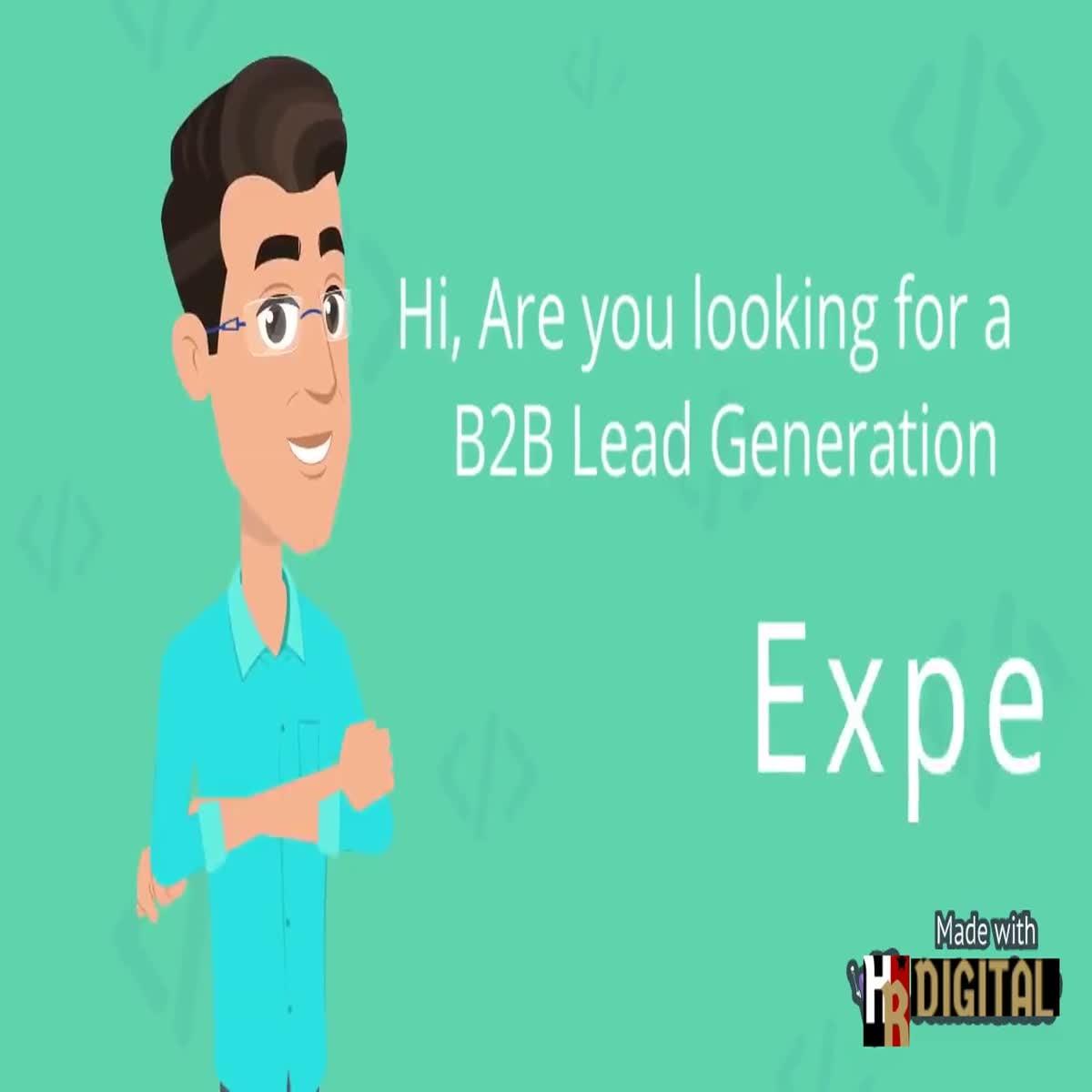 I will generate b2b lead generation and prospect list building